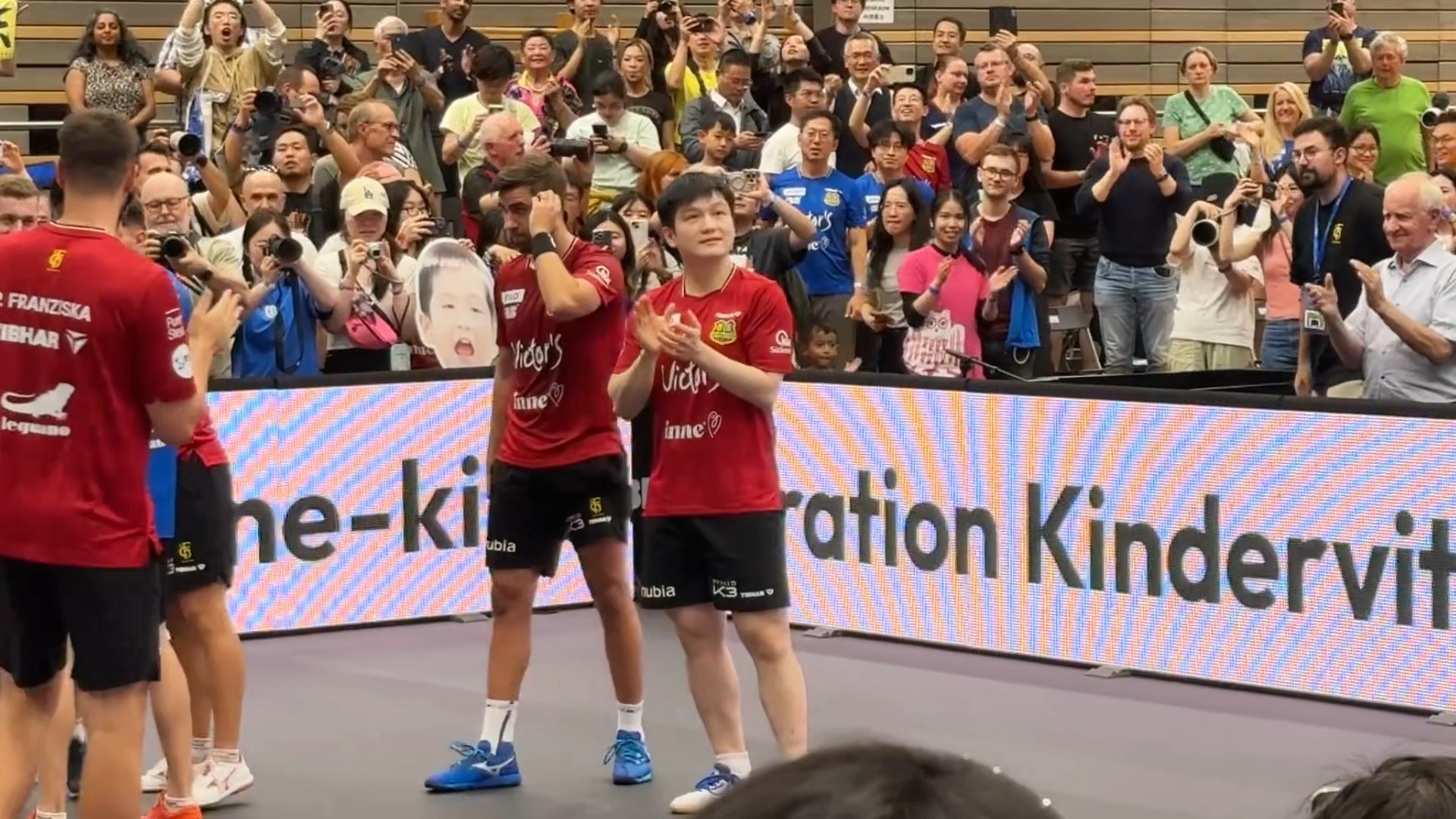 韩国乒乓球队强势德国乒乓球队，樊振东送出助攻的简单介绍